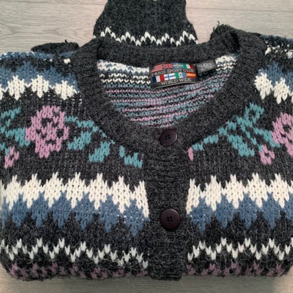 Vintage Paris Sport Club World Wide Sweater Large - Picture 6 of 9